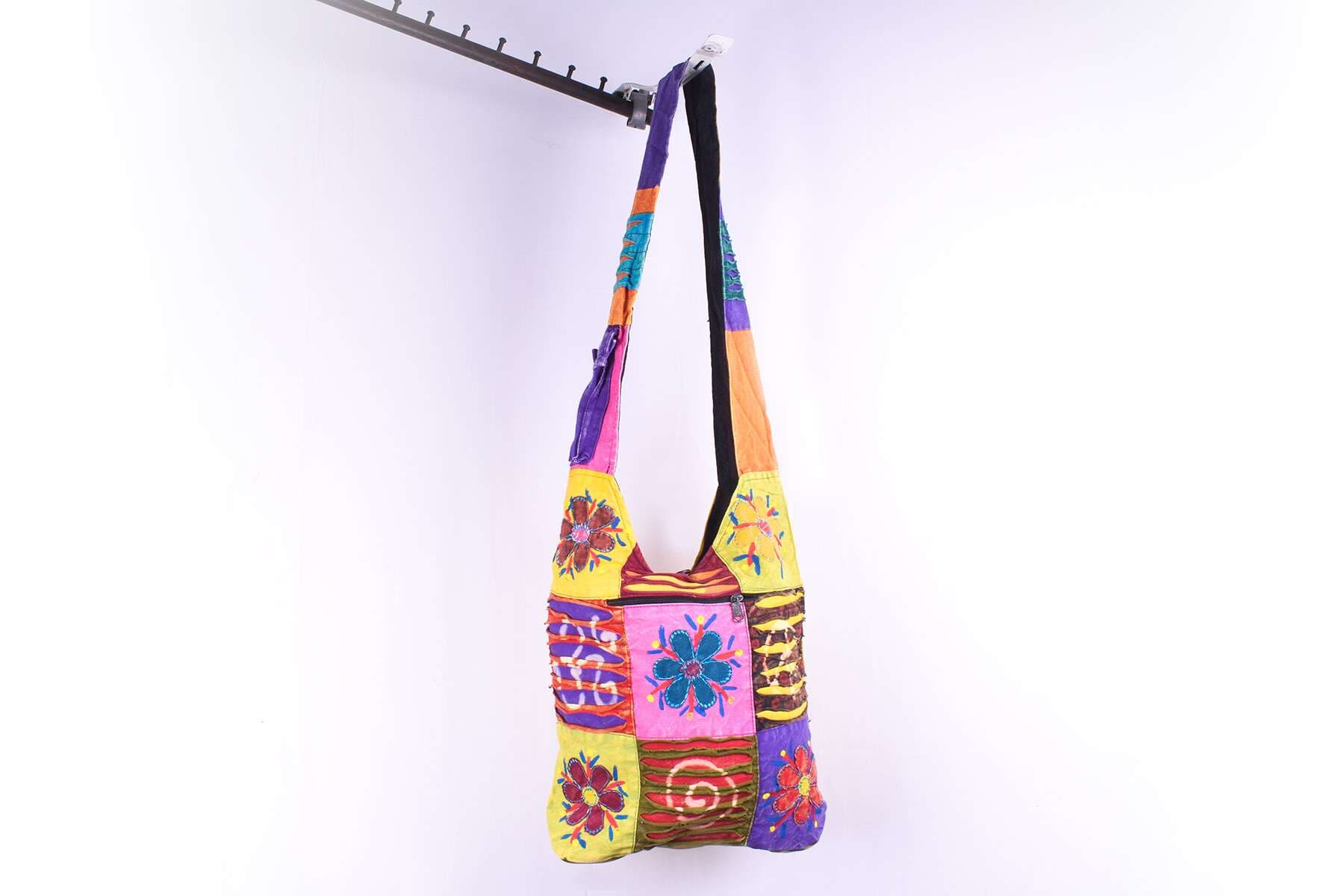 Hand Print Patch work bag