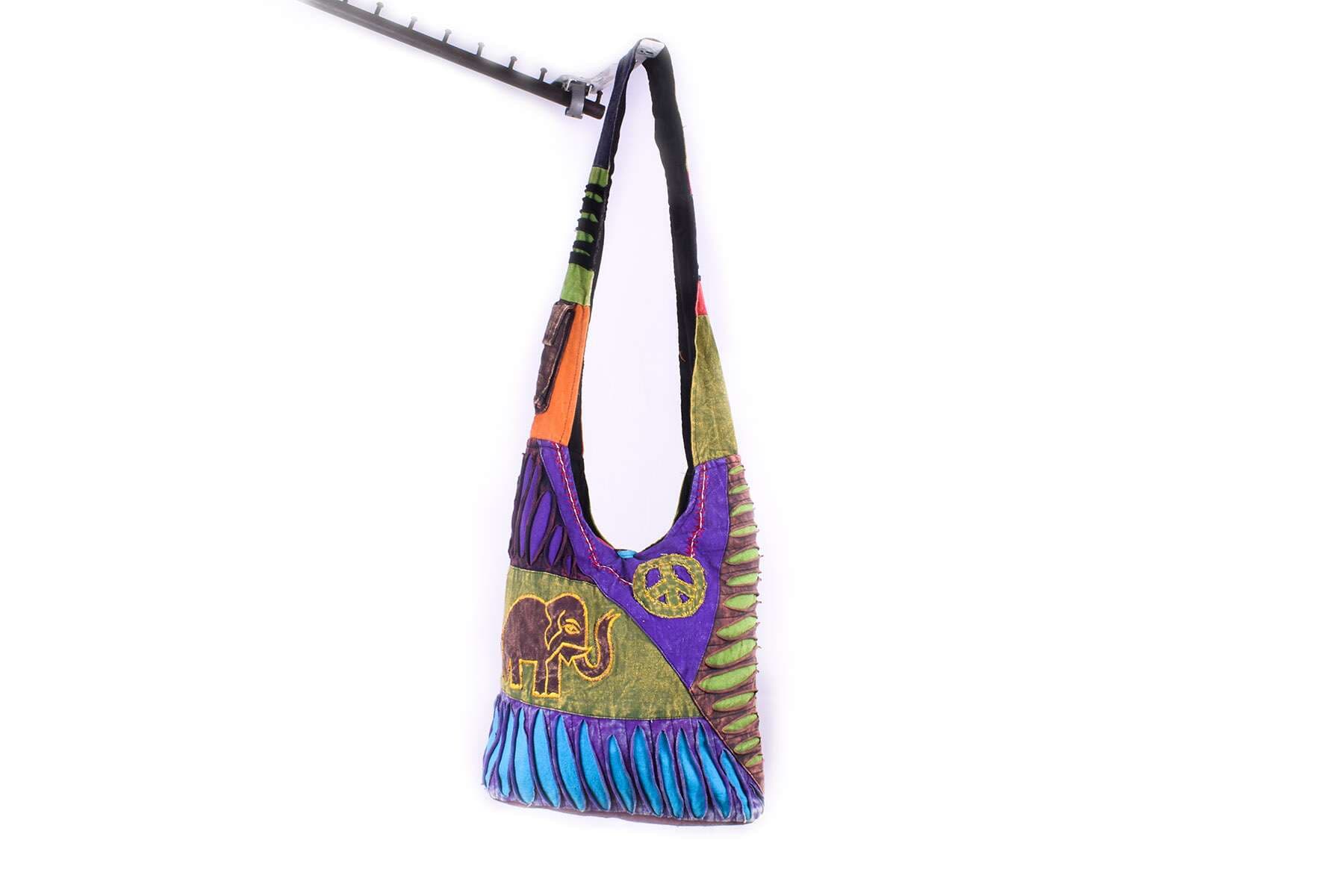 Elephant And Peace Mark Jogi bag