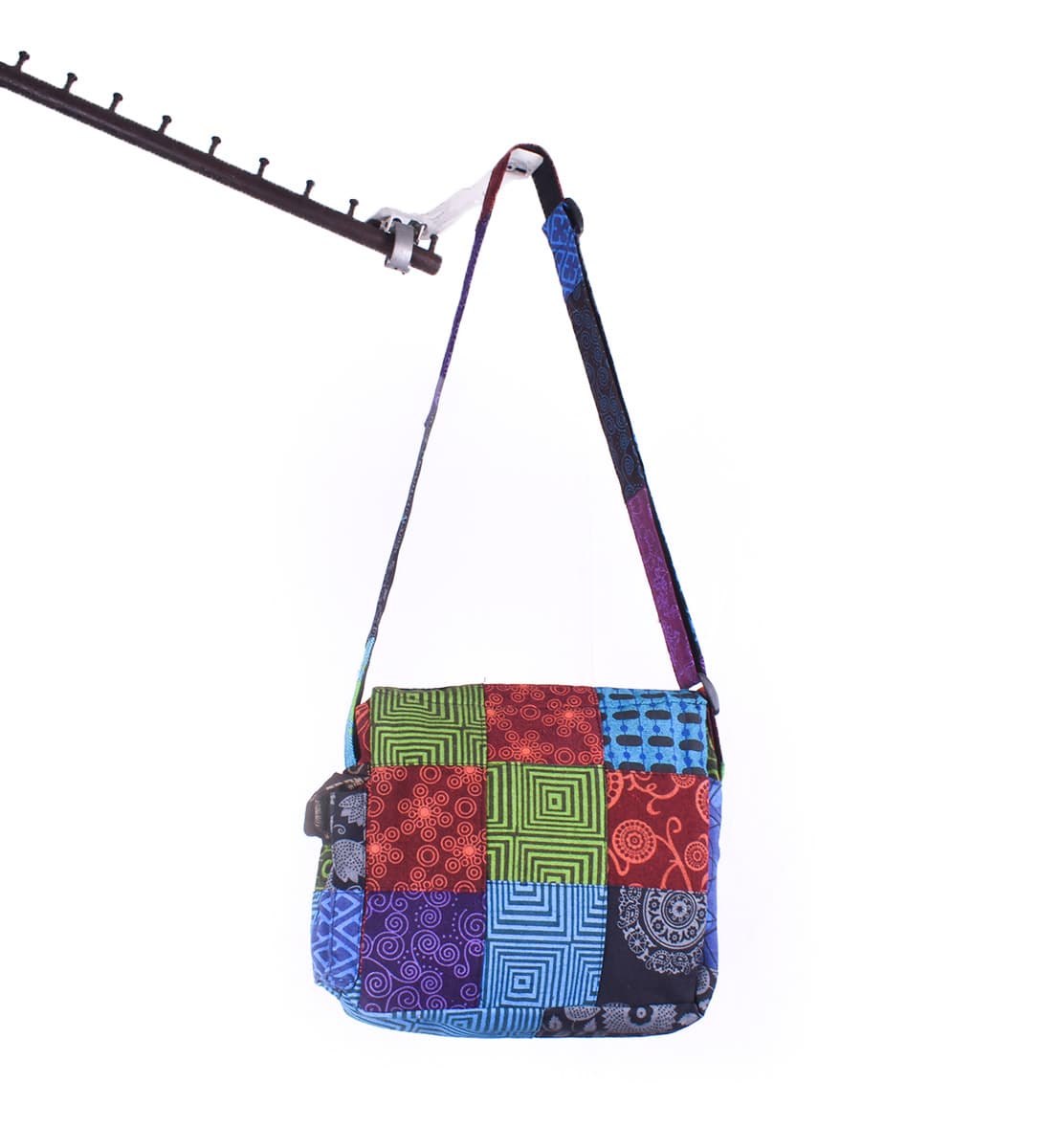 Printed Patch Passport Bag - 3