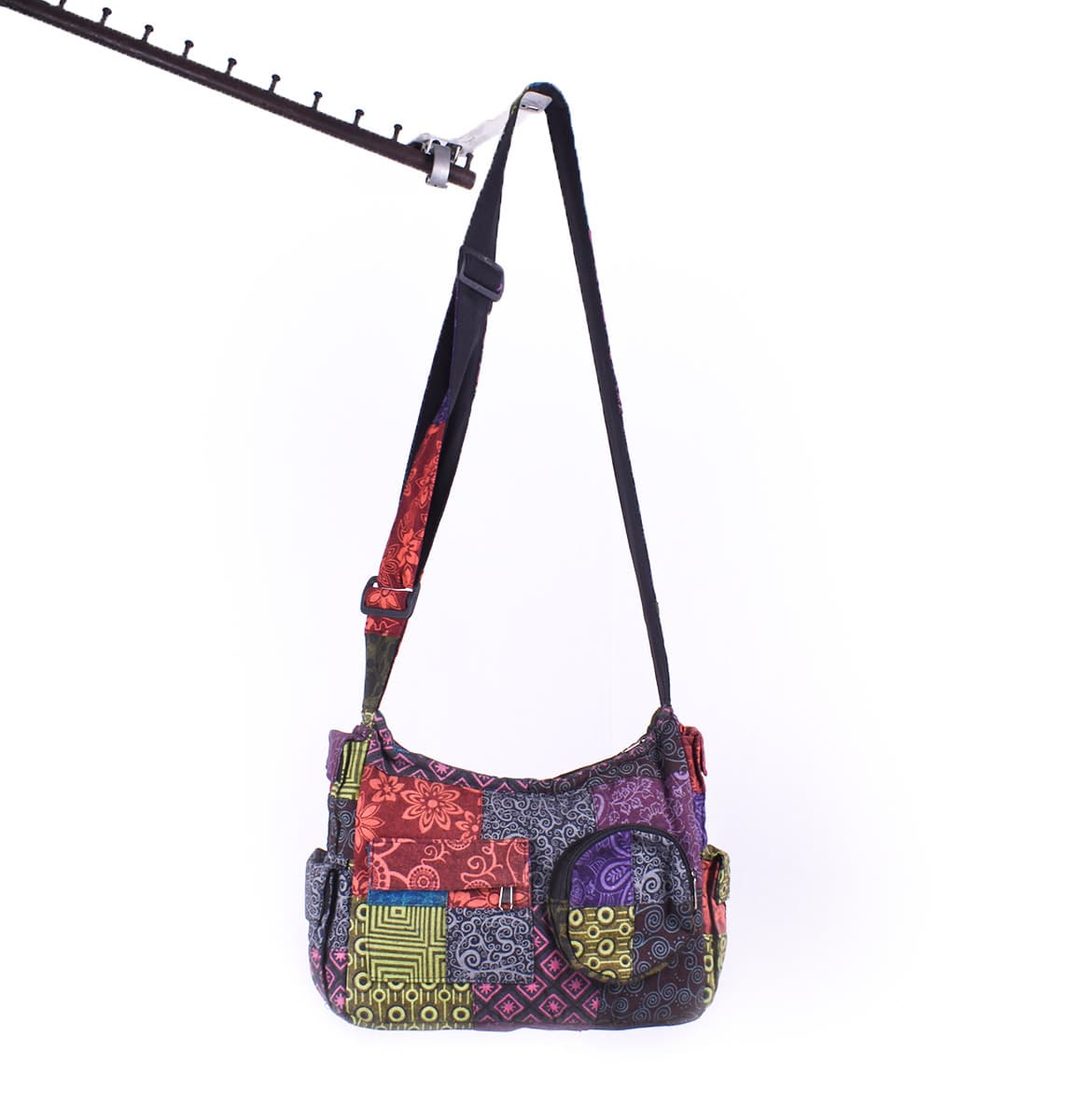 Printed Side Patch Bag - 2