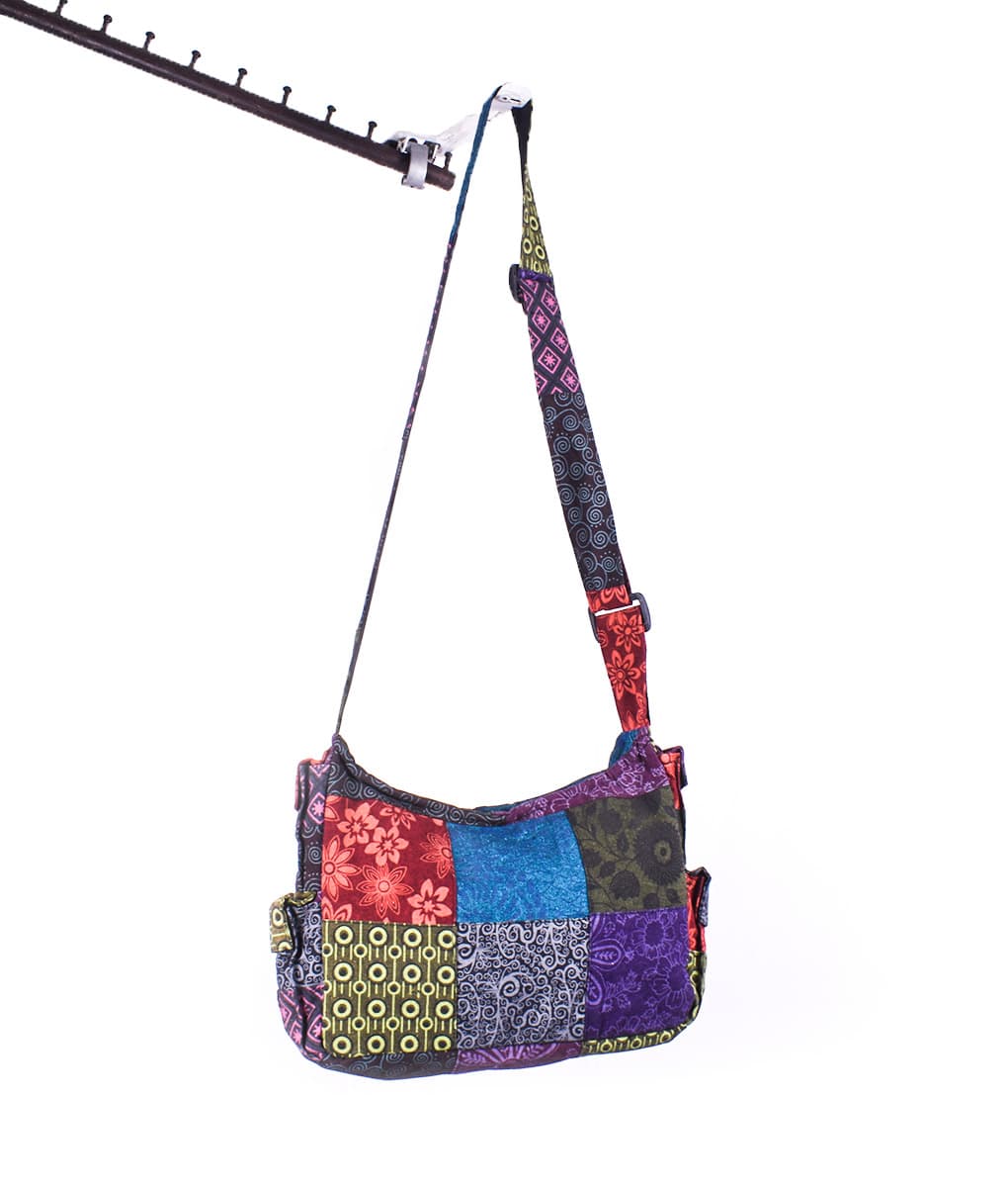 Printed Side Patch Bag - 3