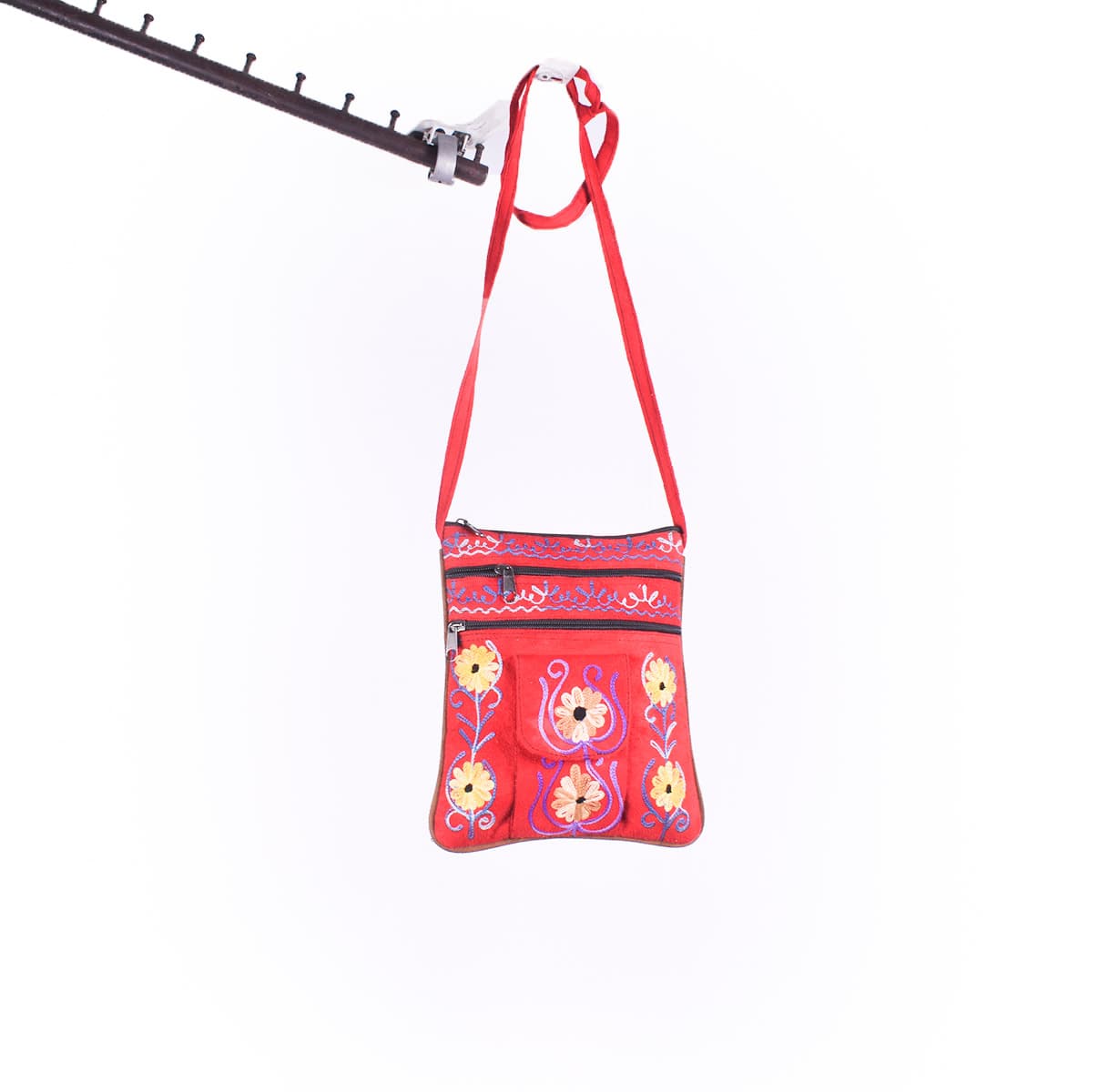 Velvet Flower Passport Bag - 2