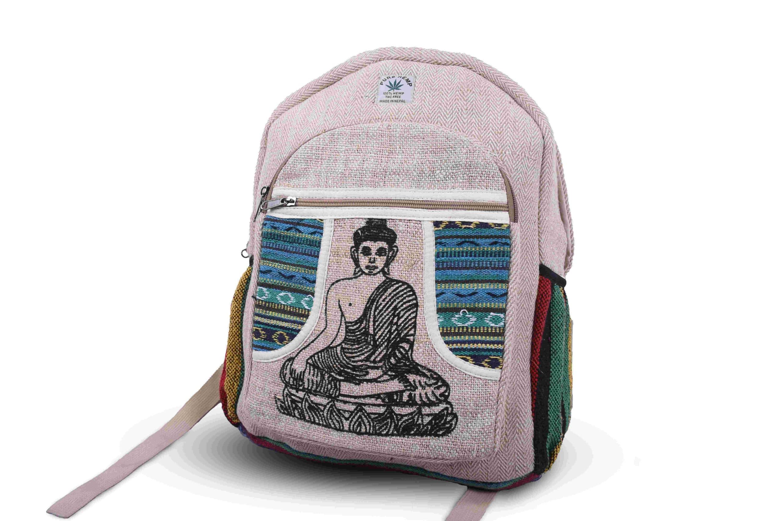 Lord Buddha Hemp Backpack