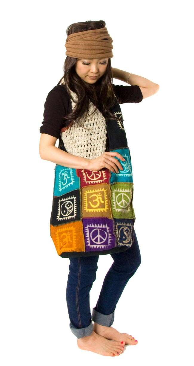 Symbolic Patch Work Bag