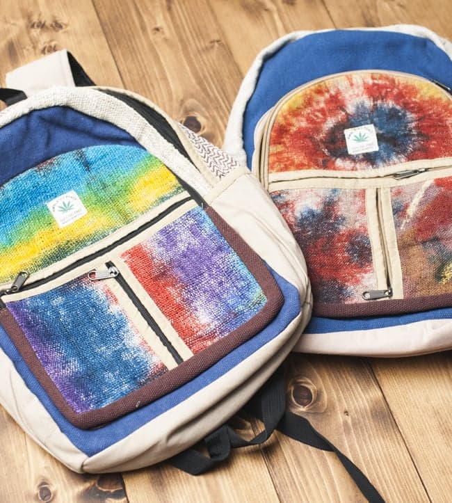 Tie Die Hemp  Backpack - 2