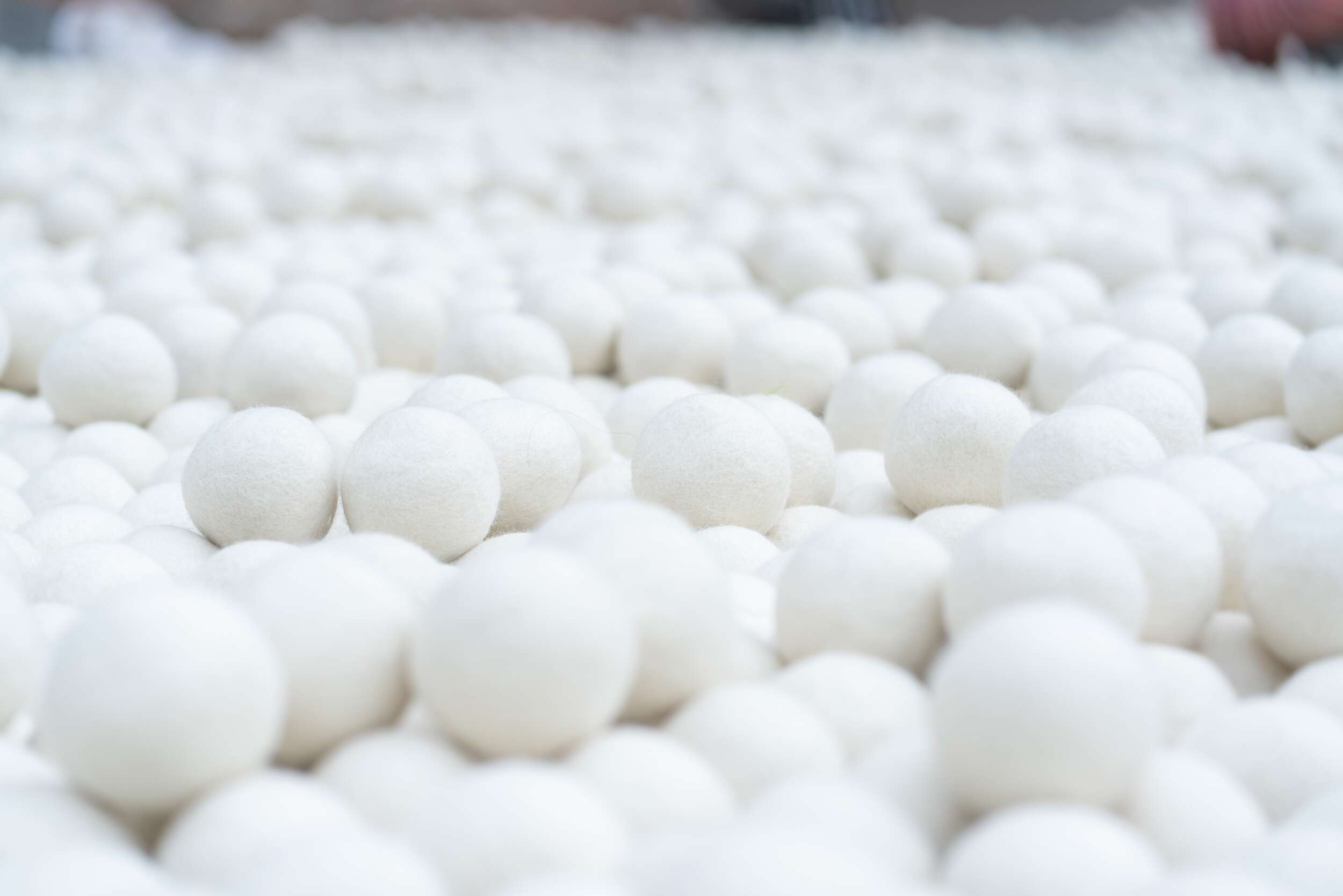 White Felt Dryer Balls - 2