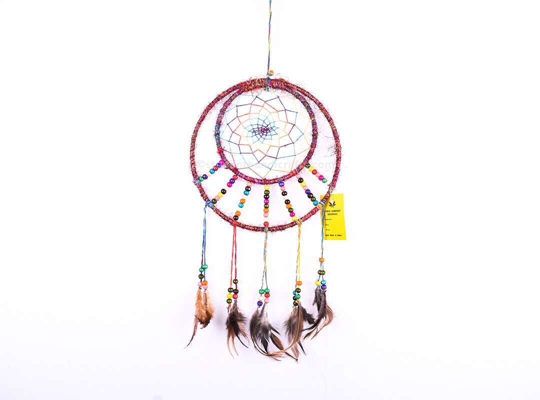 Silk Beaded Dream Catchers