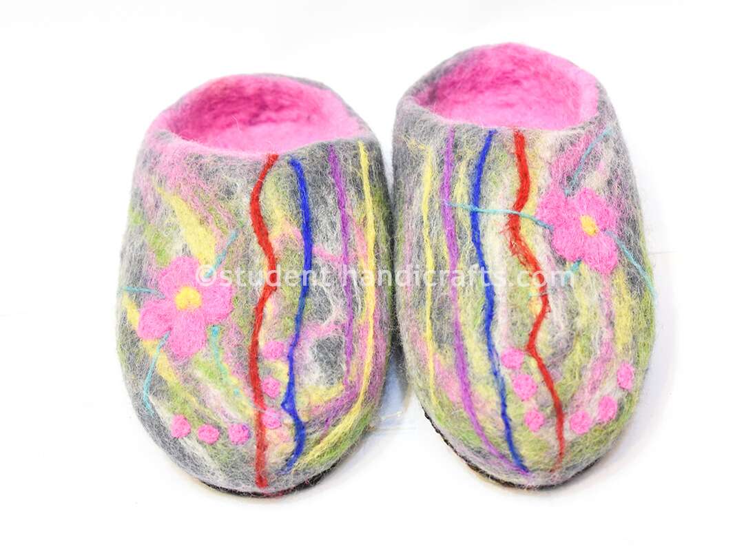 Felt Multicolour Shoes