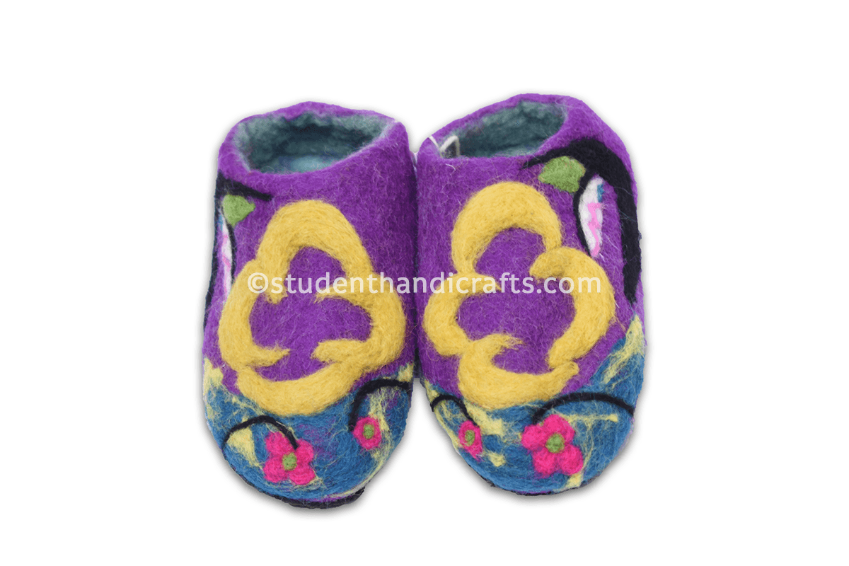 Felt Wool Slippers - 2