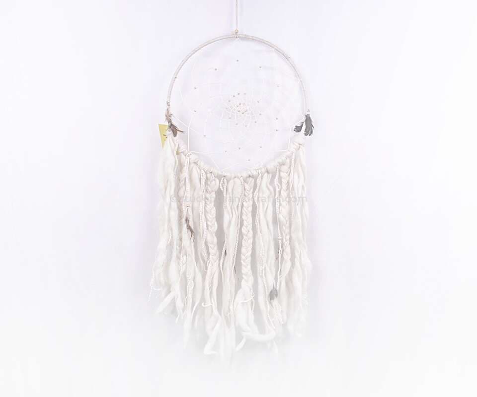 White TT  Jali Dream Catcher