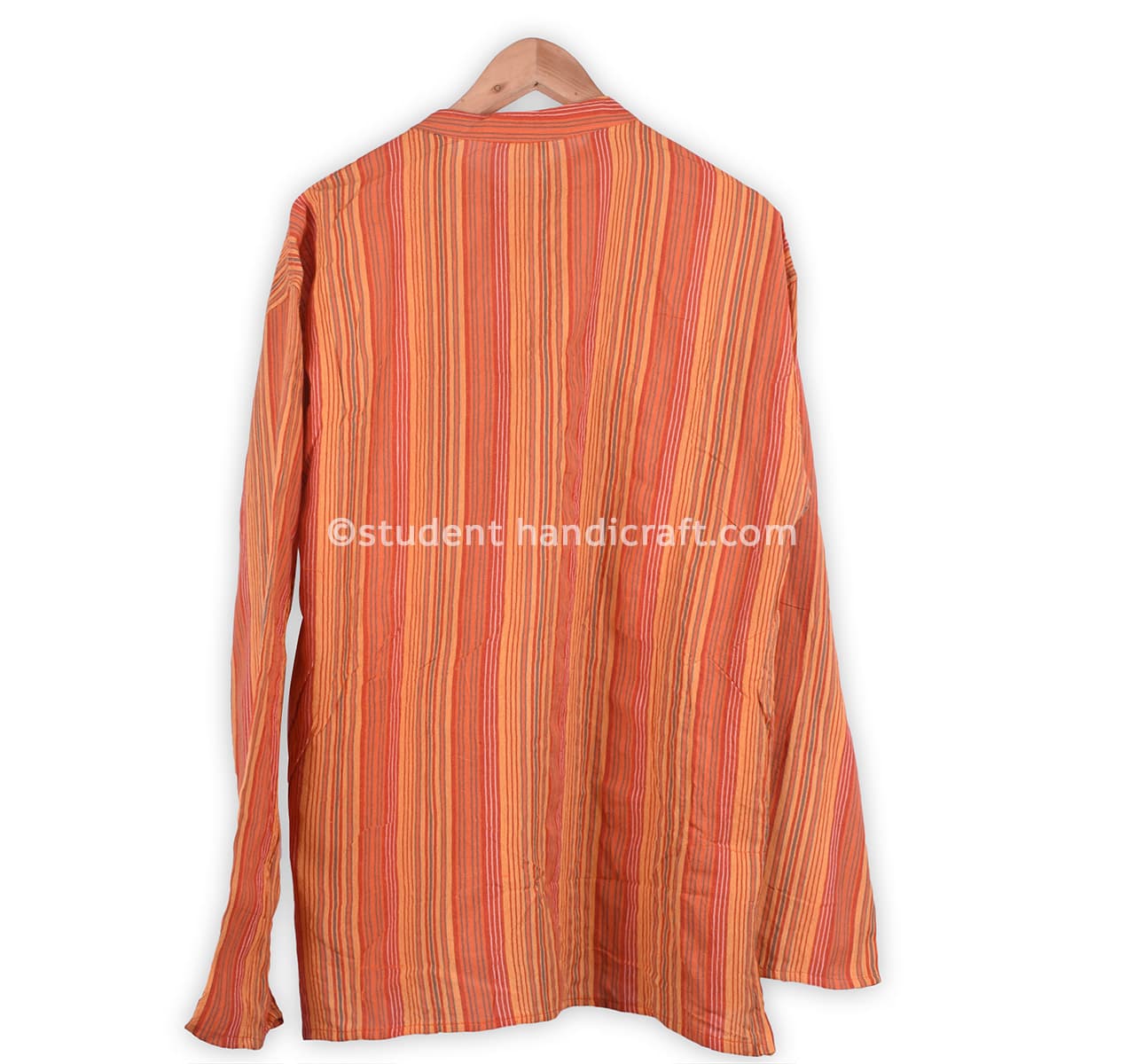 Cotton Khadar Coconut Skin Button Kurtha - 2