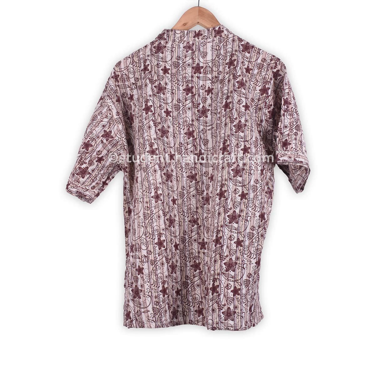 Flower Print Khadar Kurtha - 2