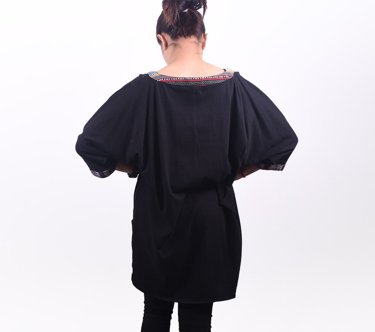 Black Cotton Tops - 2