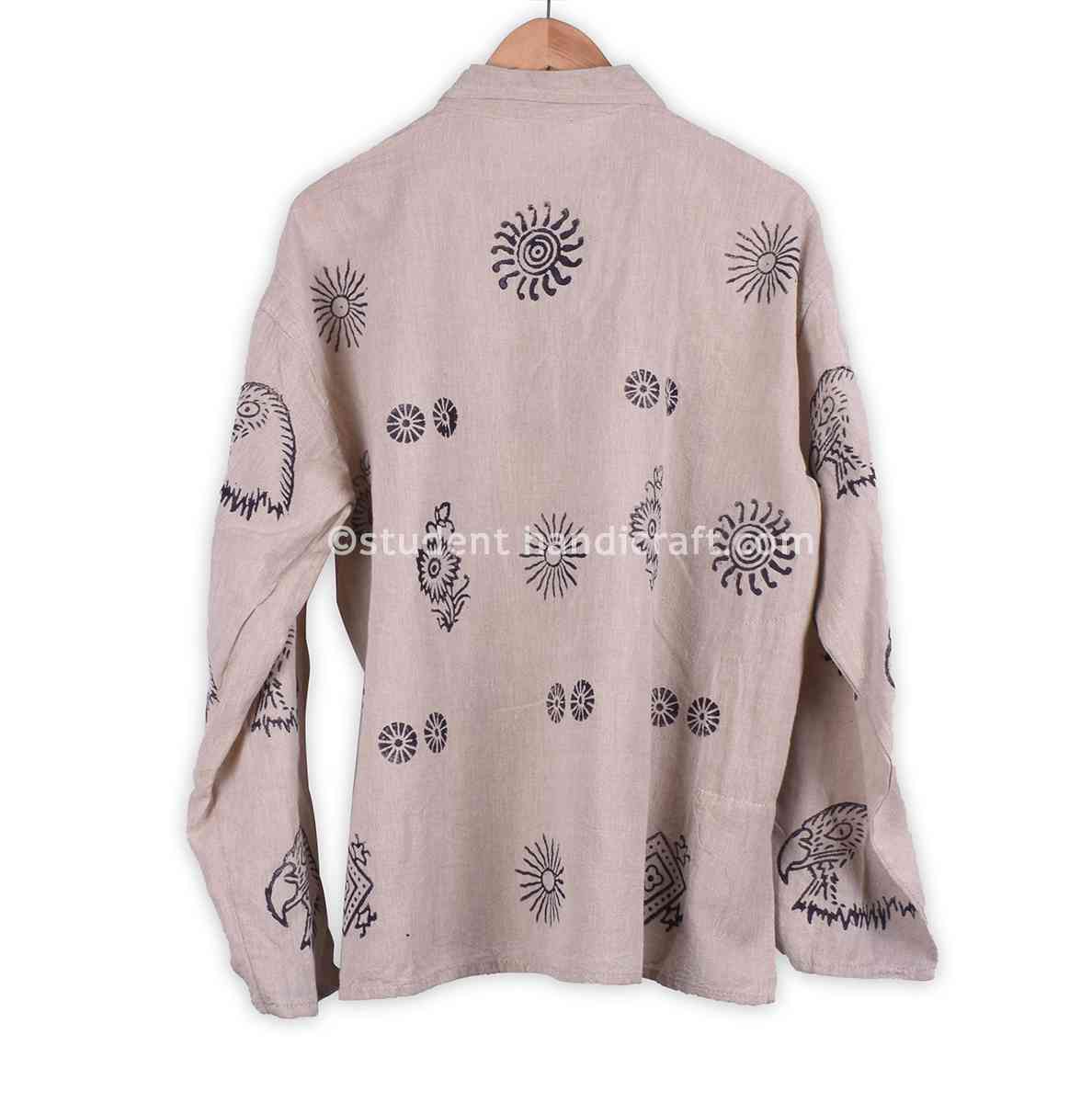 Fine Cotton Block Print Kurtha - 2