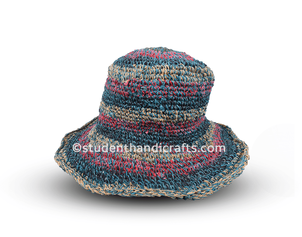 Hemp Multi-stripe hat