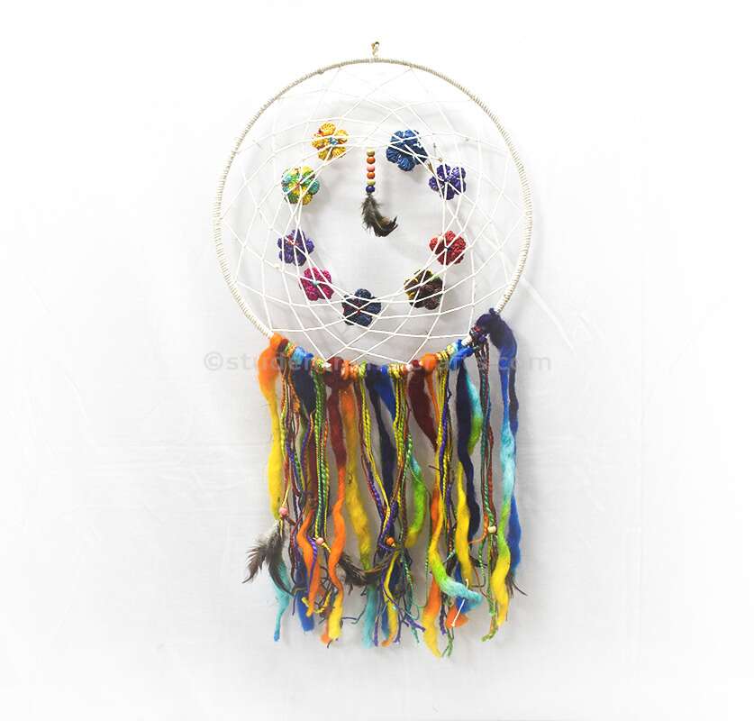 Crochet Flower TT Dream Catcher