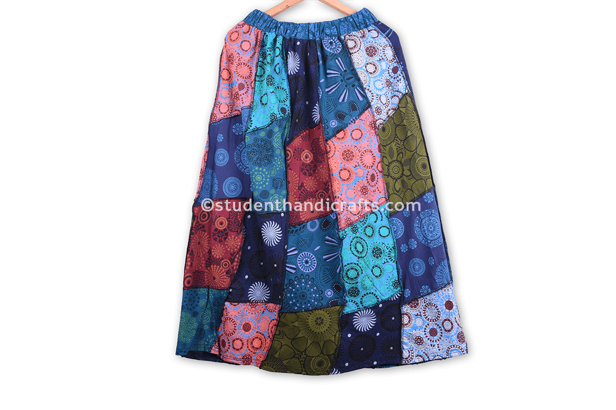 Multi Design Cotton Skirt