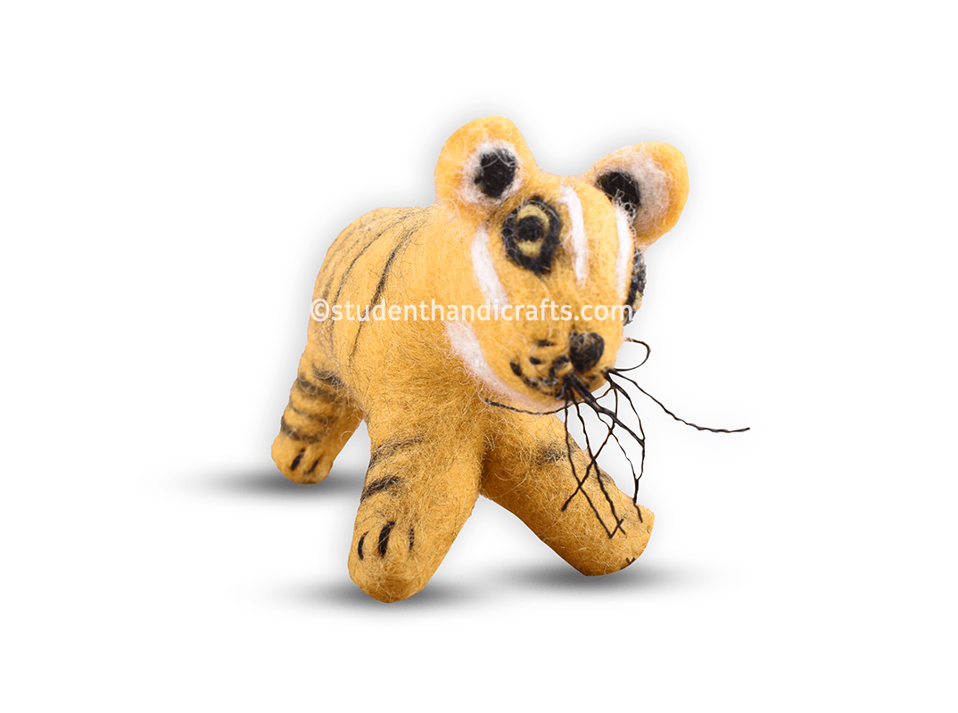 Felt Cute Tiger Doll