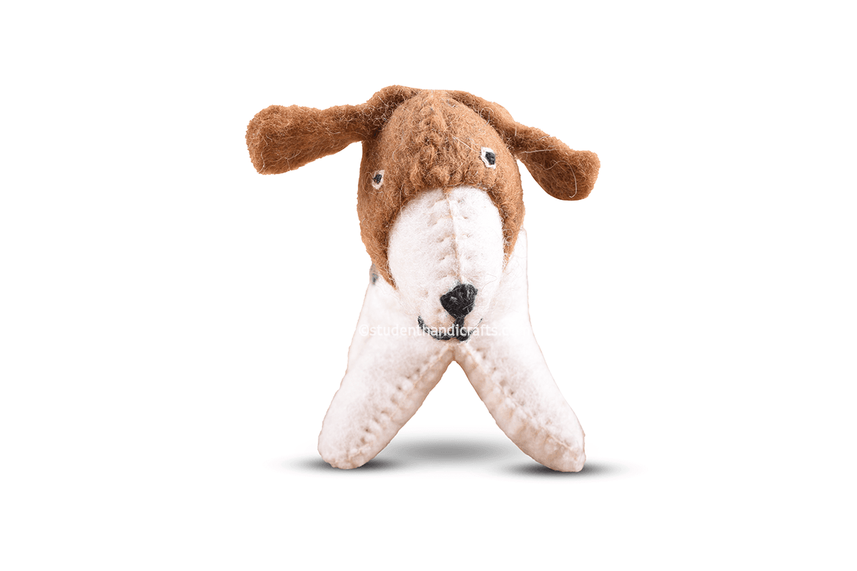 Felt Cute Dog Doll - 2