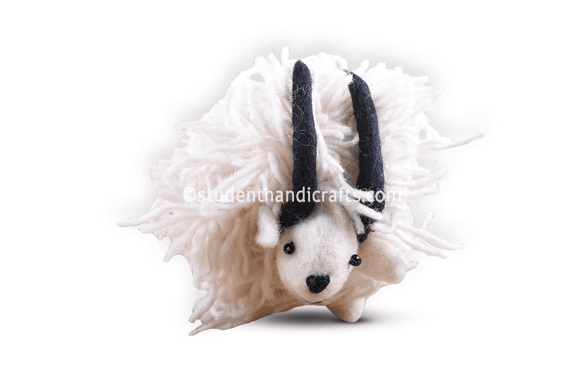 Felt Shite Sheep Doll