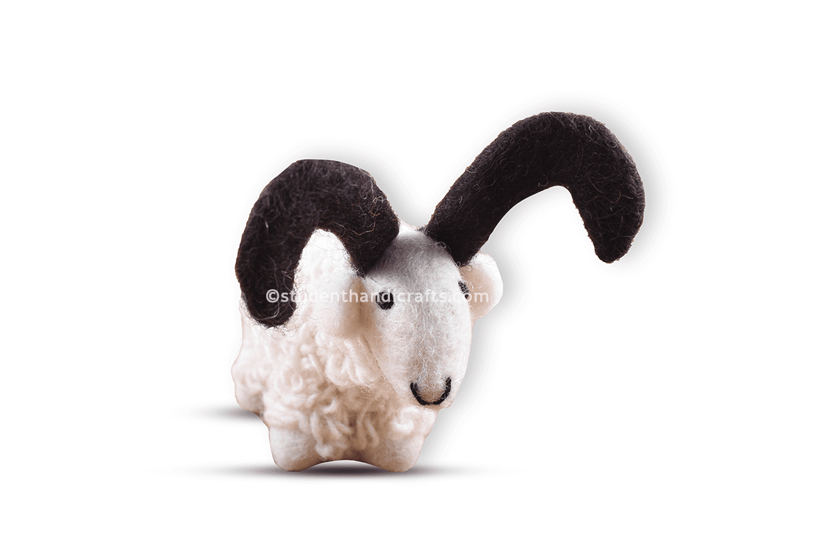 Felt Cute Sheep Doll