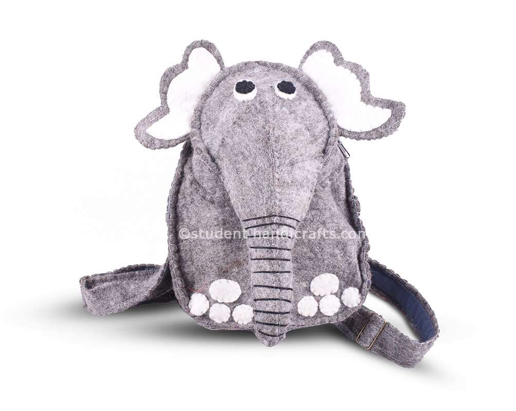 Felt Elephant Backpack