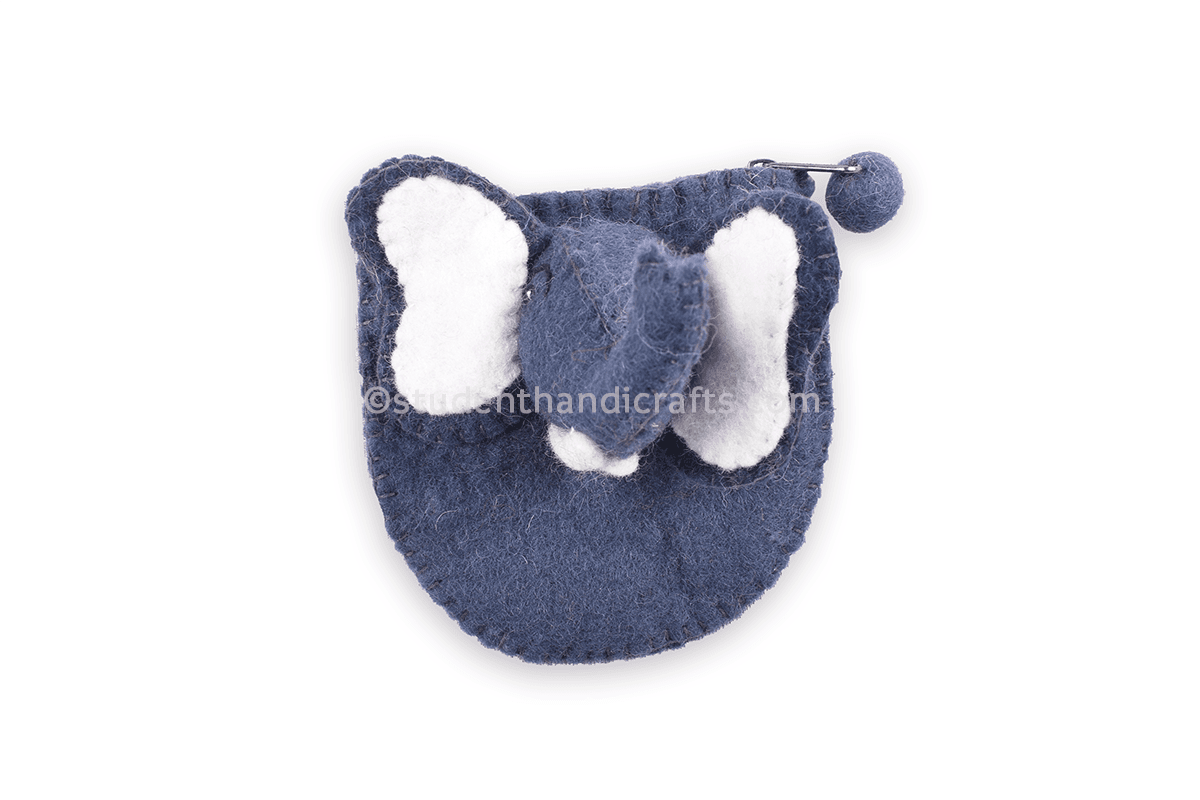 Felt Elephant Purse