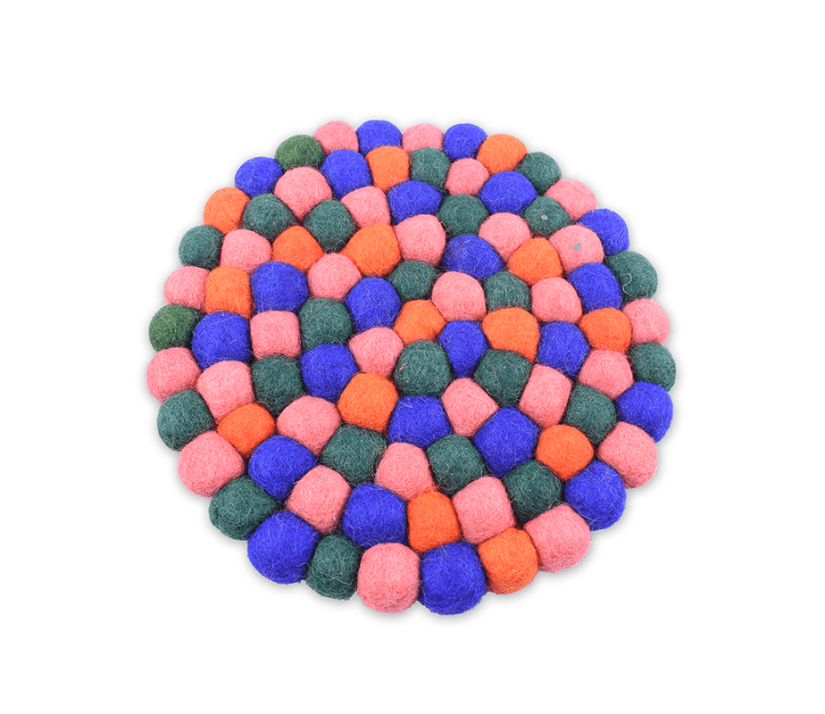 Felt Multicolor Hot Pad
