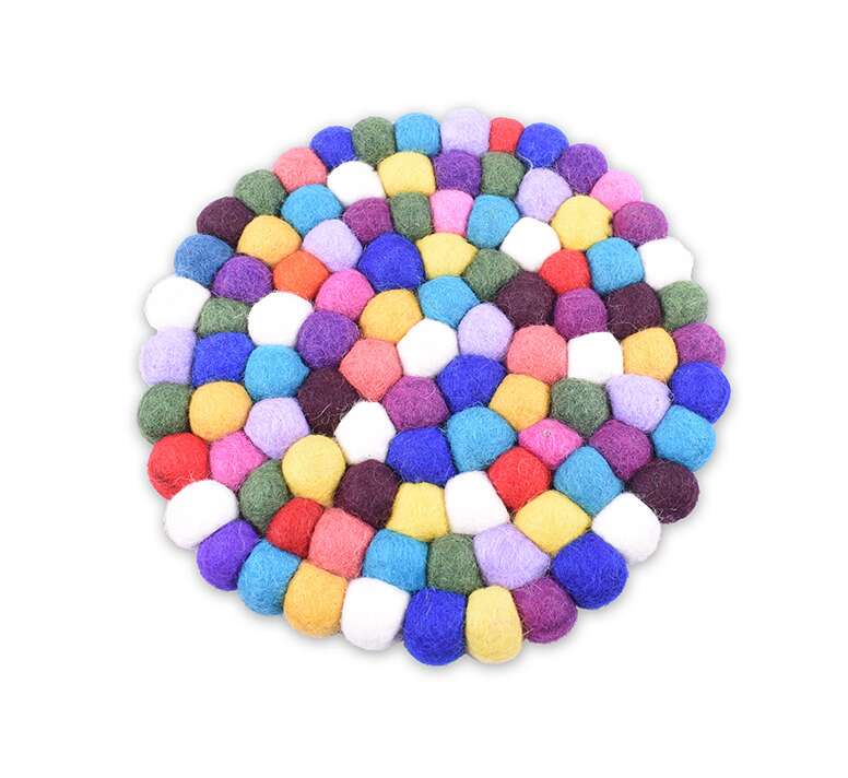 Felt Multicolor Hot Pad