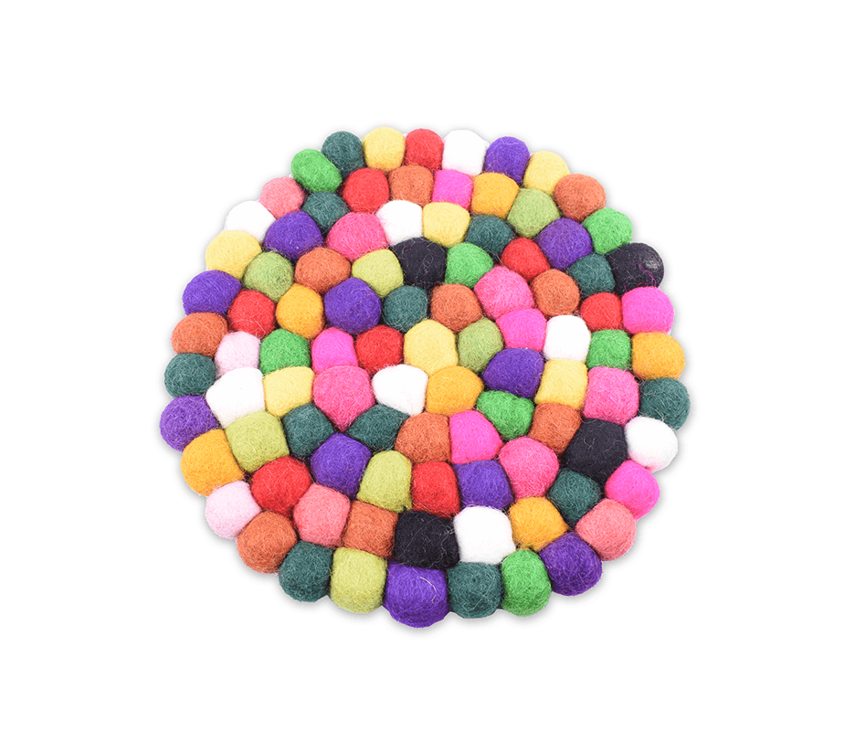 Felt Multicolor Hot Pad