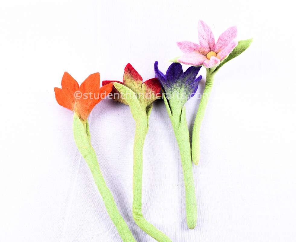 Felt Flower Collection Decoration