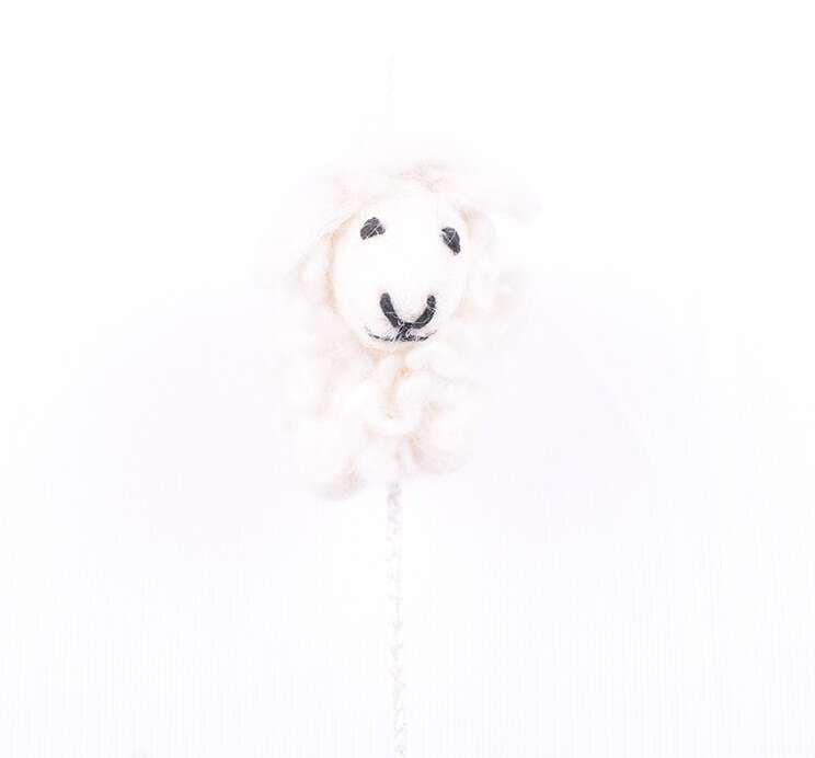 Felt Sheep Garland Hanging