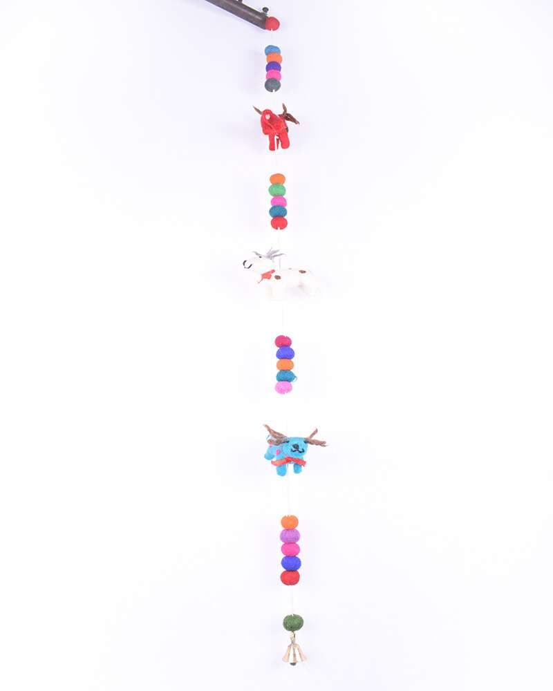 Felt Animal Design Garland Hanging