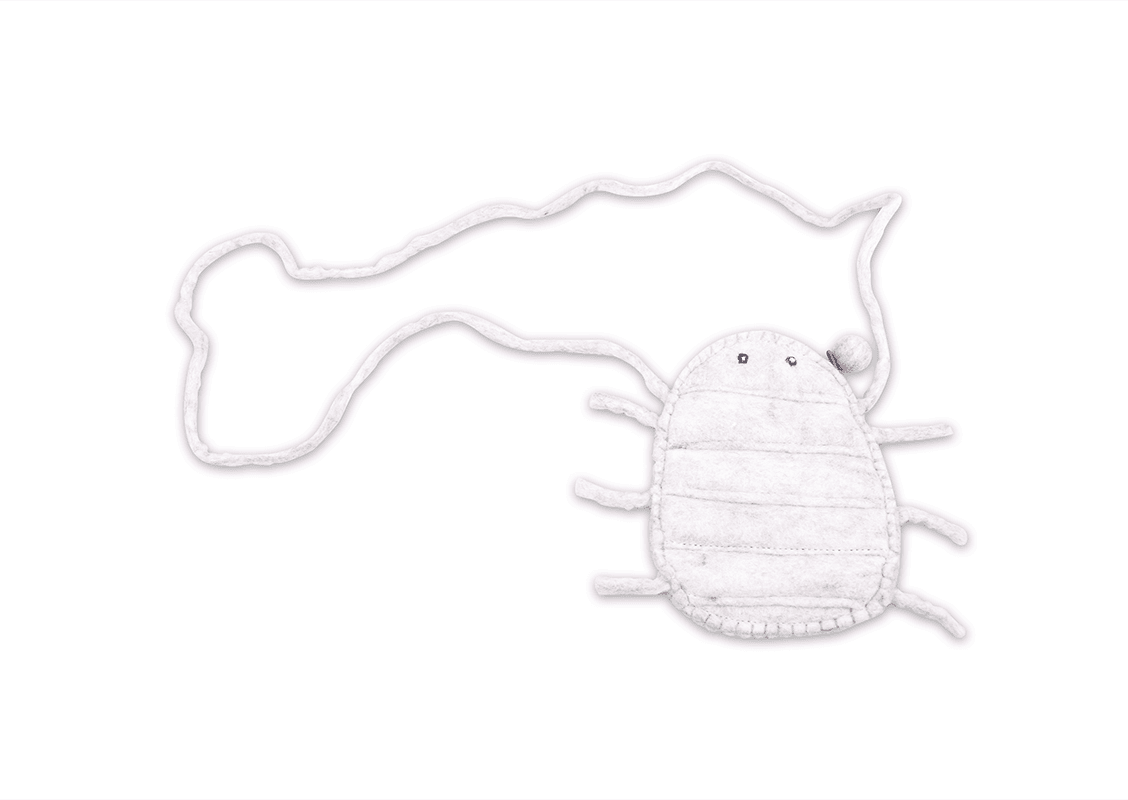 Felt Octopus Stripe Bag