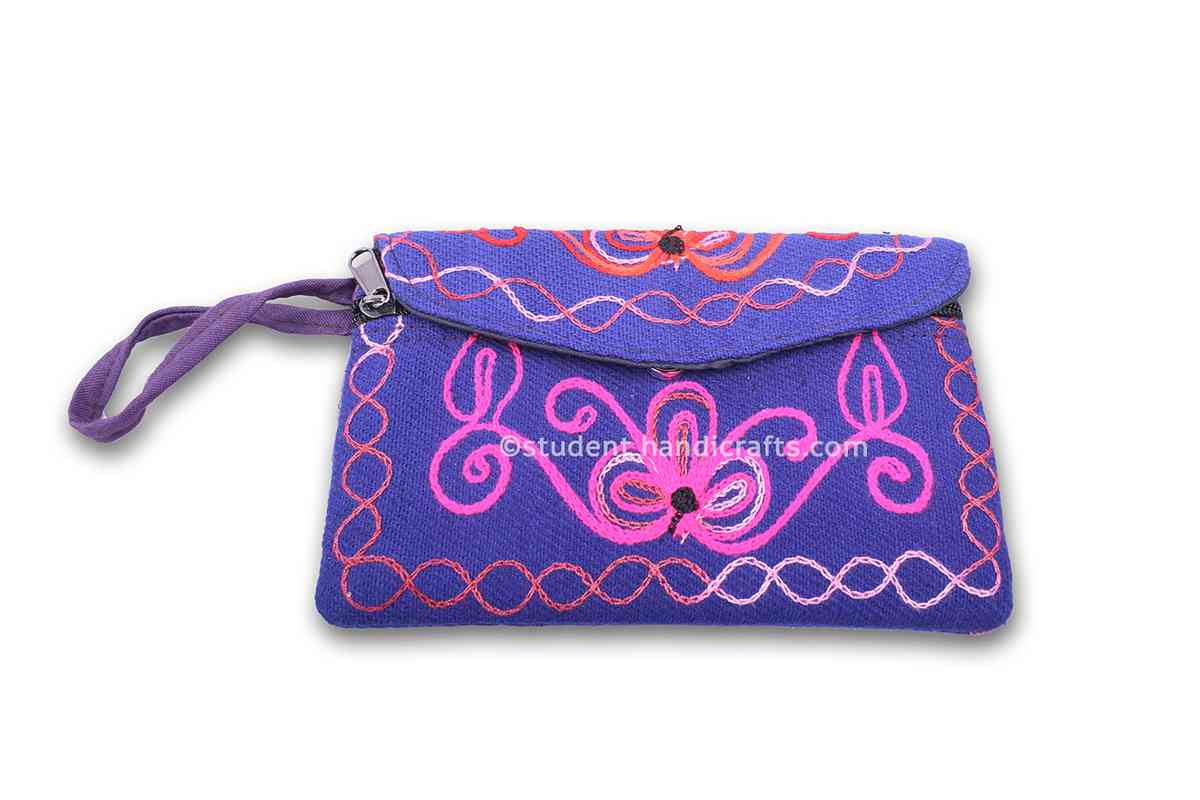 Flower design purse