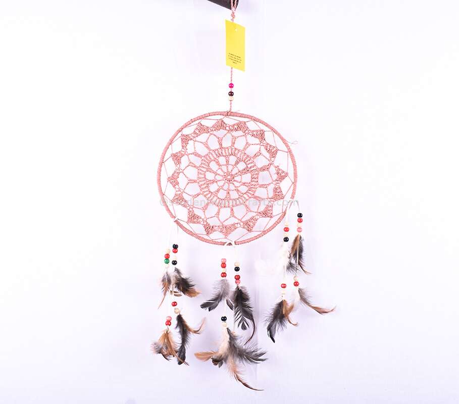 Pink Sun Dream Catcher