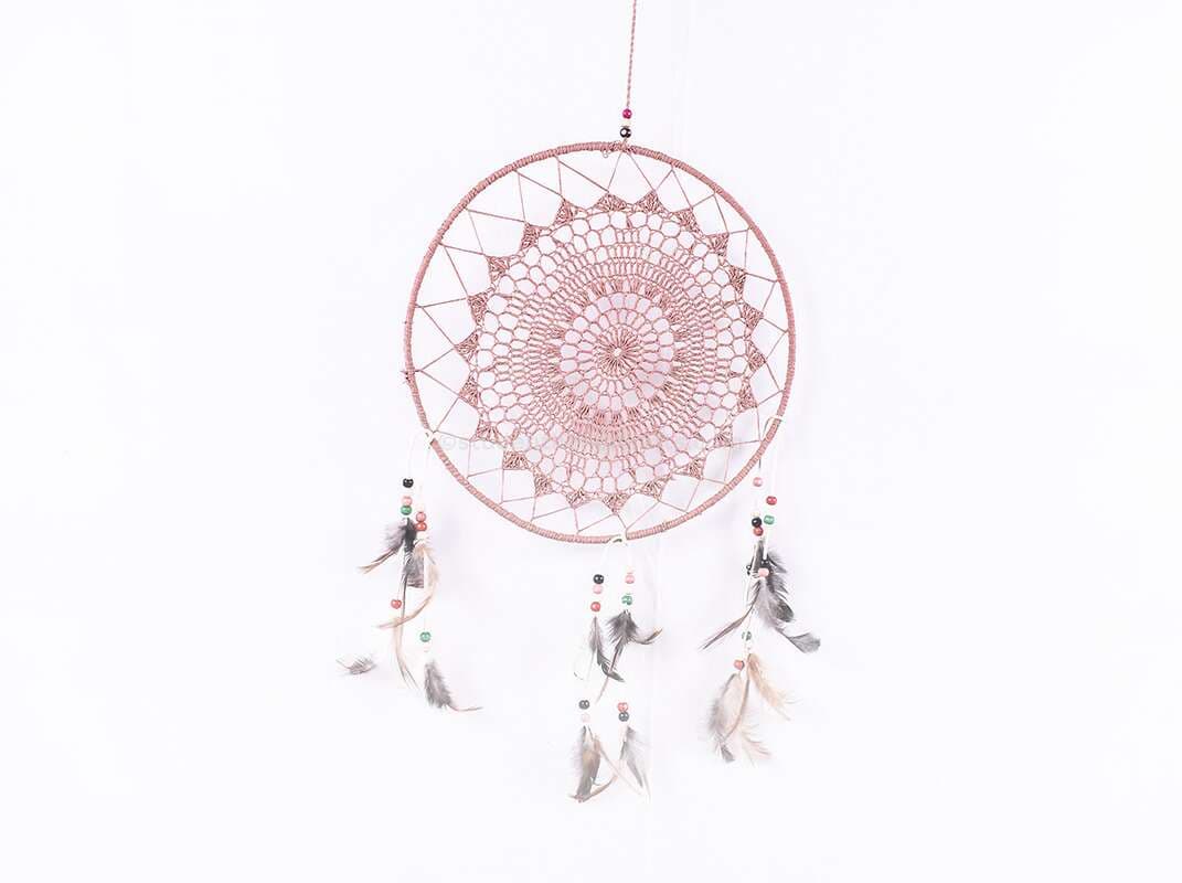 Pink Largest Sun Dream Catcher
