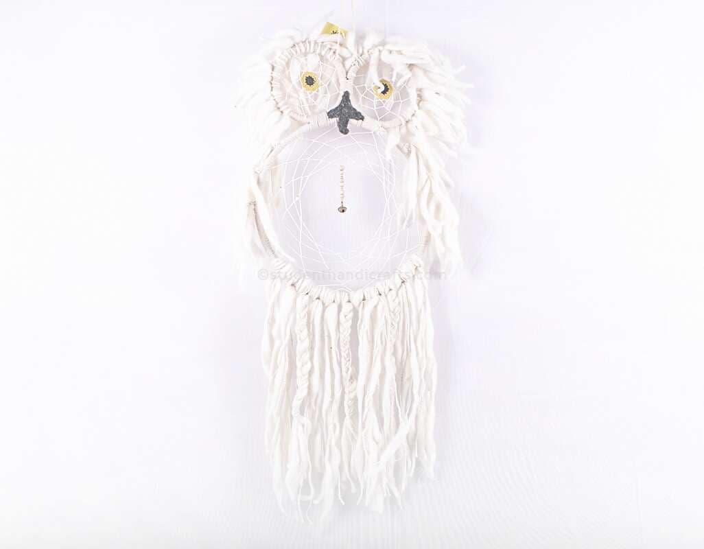 White Owl Dream Catcher
