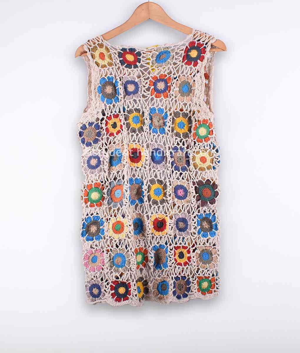 Cotton Crochet Ladies Natural Outer