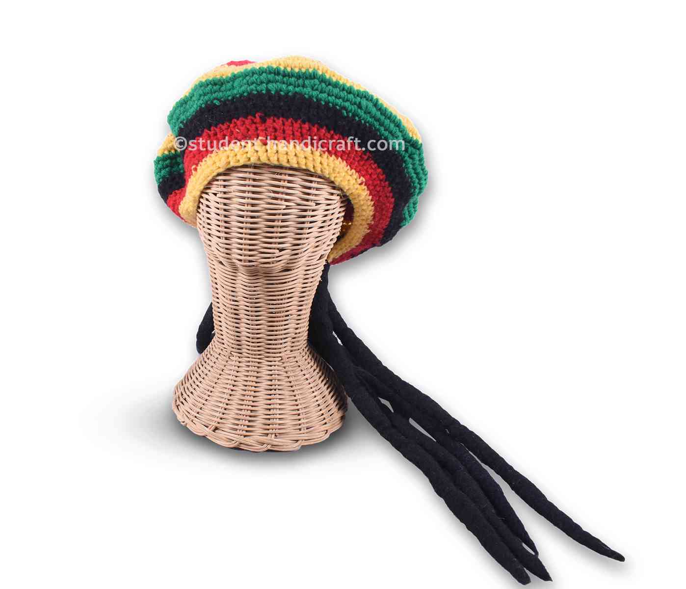 Woolen Flower Design Beanies - 2