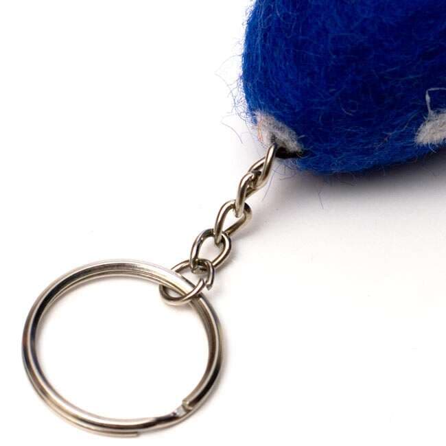 Nepalese Felted Key Ring