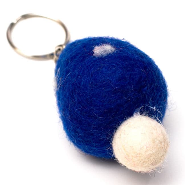 Nepalese Felted Key Ring - 2