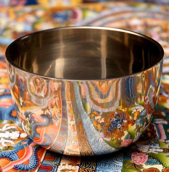 High-quality simple singing bowl 16.7 cm flat