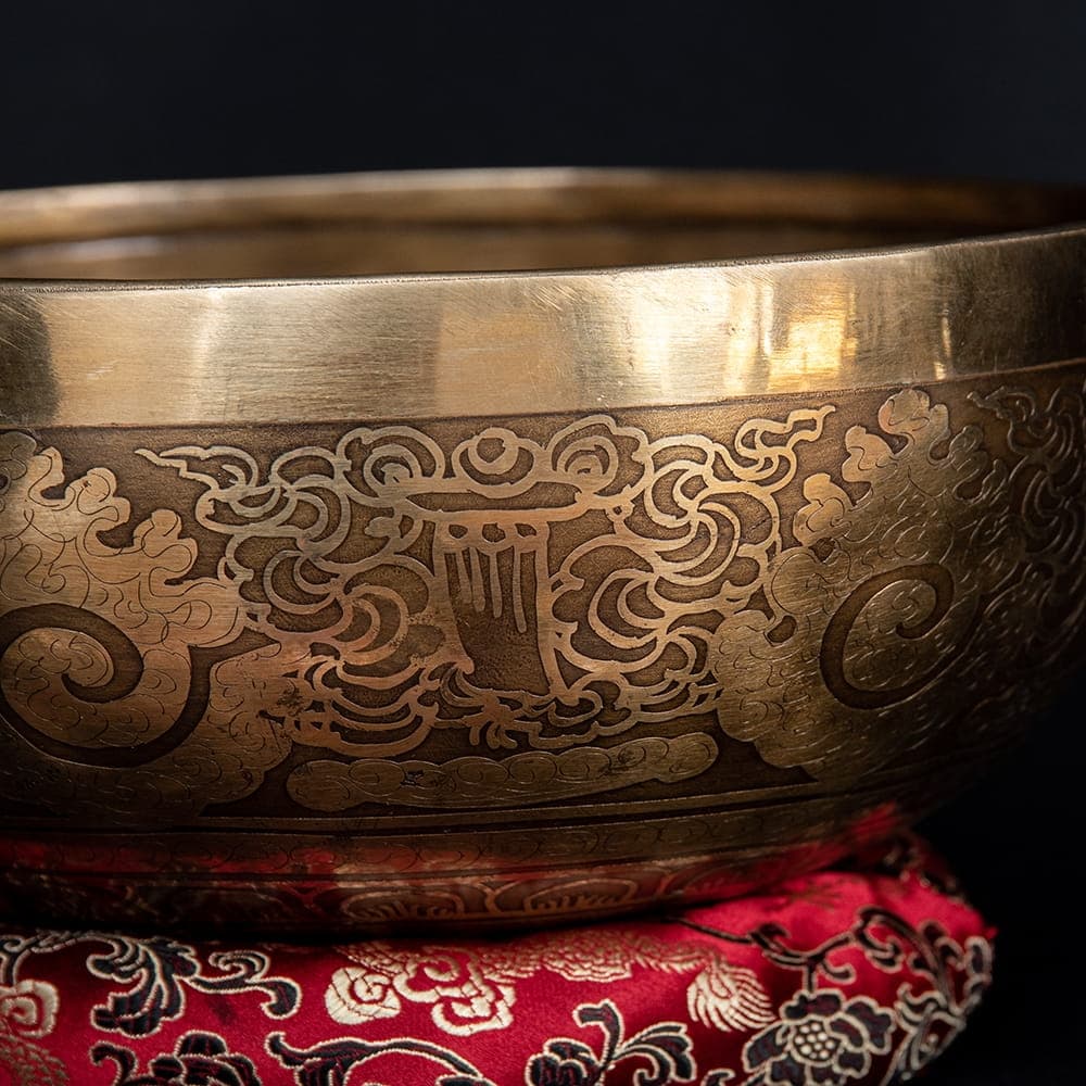Tibetan antique singing bowl - 5