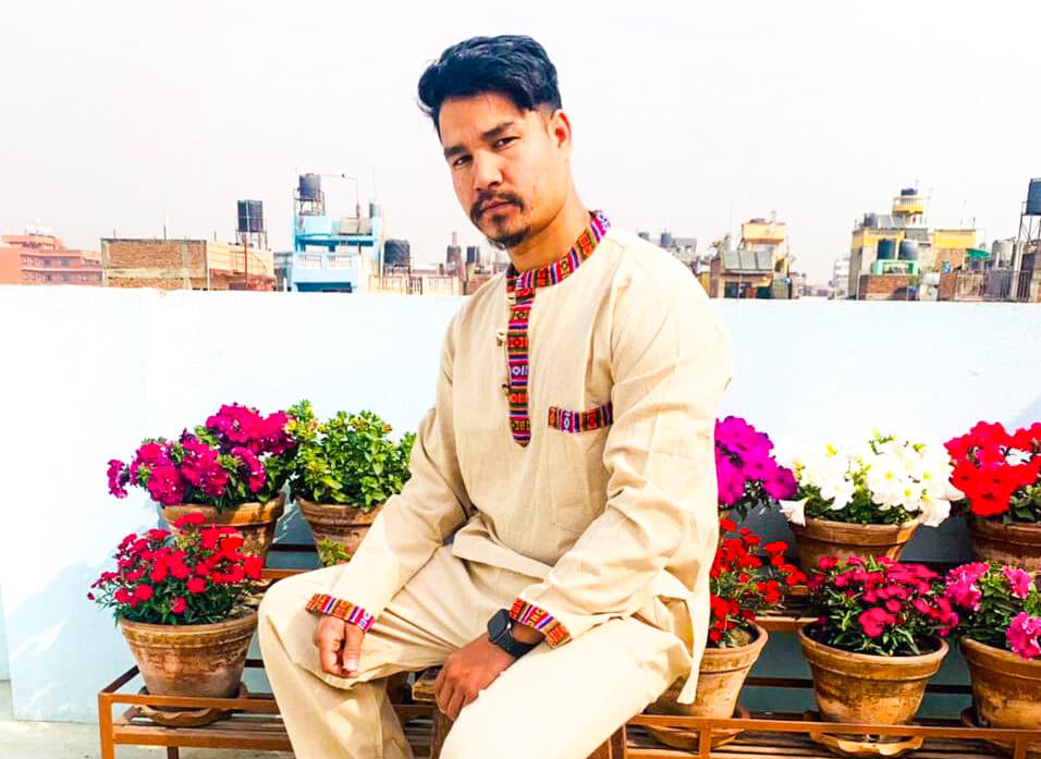 Gheri Boarder Cotton kurtha