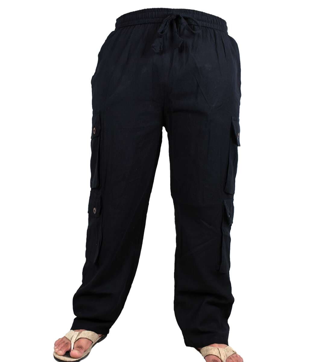 Black Cotton Trouser