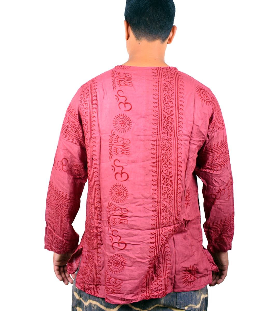 OM Printed Cotton Kurtha - 4