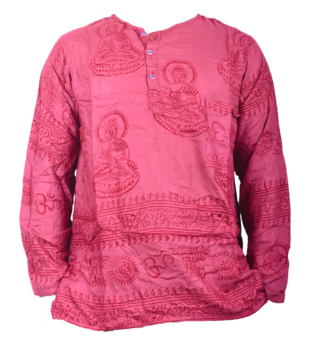 OM Printed Cotton Kurtha - 3