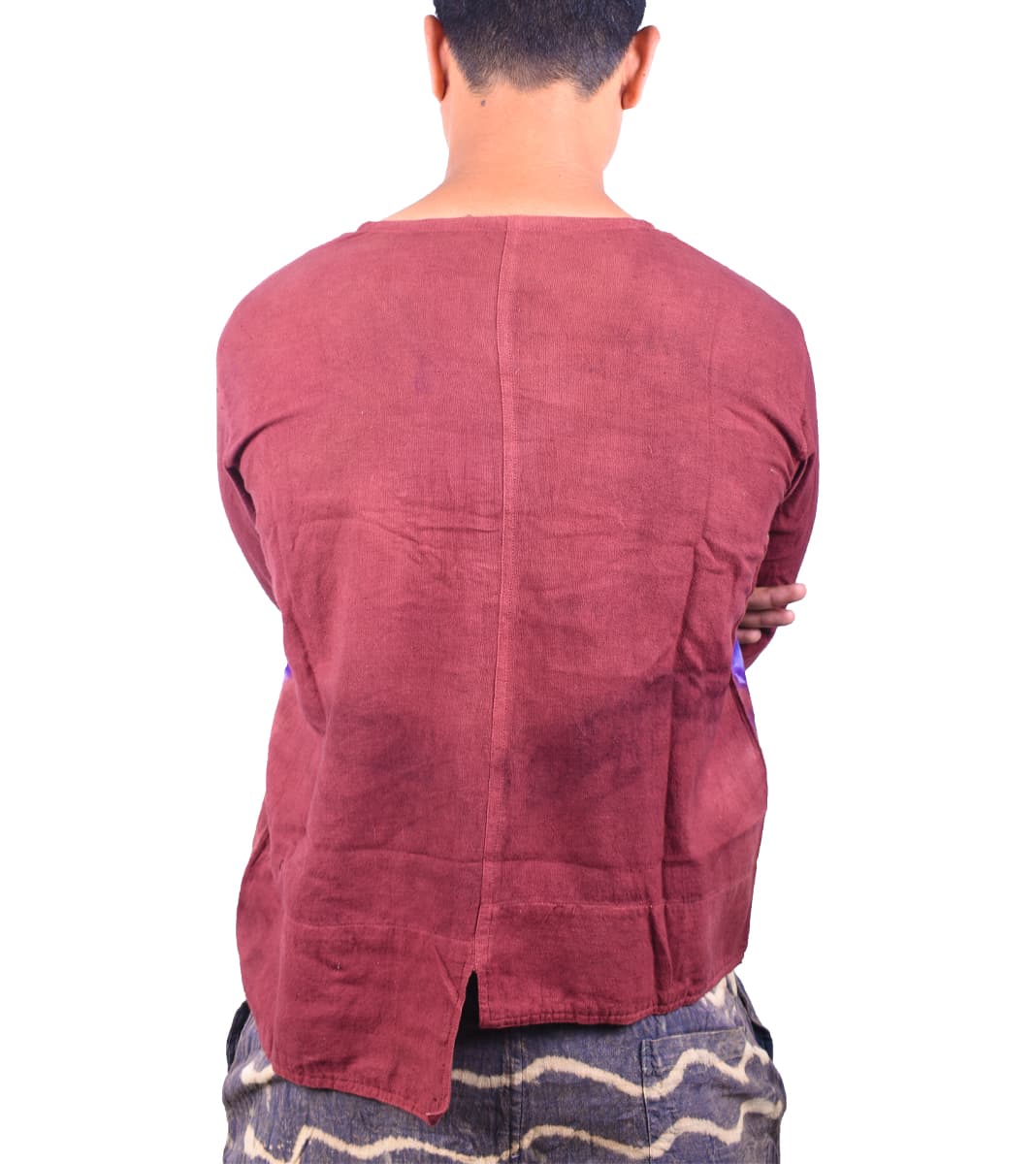 Eyes Printed Cotton Kurtha - 2