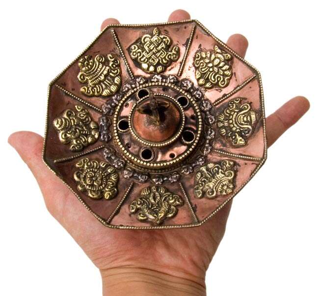 Lotus-Shaped Incense Stand